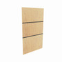 Lozier Shelving Parts Wood Back Panel For 48W 84H Gondola Unit