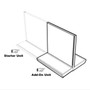 Lozier Gondola Island Display Starter, Platinum 48W 78H 19D