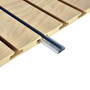 aluminum slatwall inserts for 30"W x 60"H gondolas