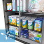 Lozier 12-Foot Wide Gondola Security Case with Black Shelving - 84H x 16D