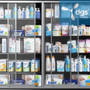 Lozier 12-Foot Wide Gondola Security Case with Black Shelving - 84H x 16D