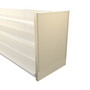Platinum Lozier gondola shelving end panel, 48” wide x 54” high. Durable pegboard panel finishes aisle ends cleanly, hides uprights, and enhances retail fixture appearance.