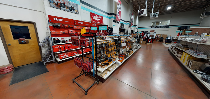 DGS Retail x Haun Welding Supply: Retail Aisle Sign Holders for Industrial Showrooms