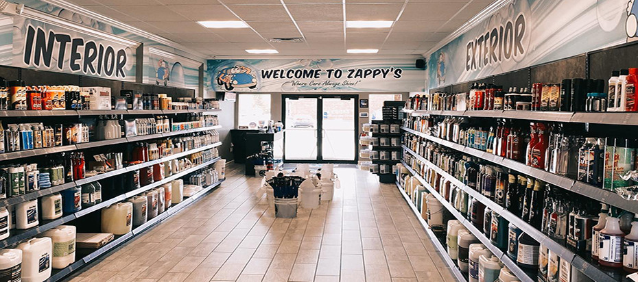 Upgrading Zappy's Auto Detail Shop with Premium Retail Shelving