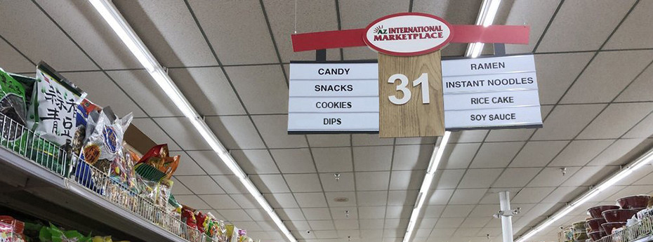 New Asian Supermarket Design & Signs