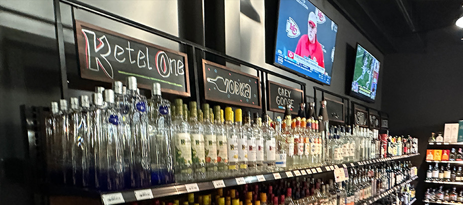 Prudential Club in Jacksonville Elevates Their Wine & Spirits Displays with DGS Retail Fixtures