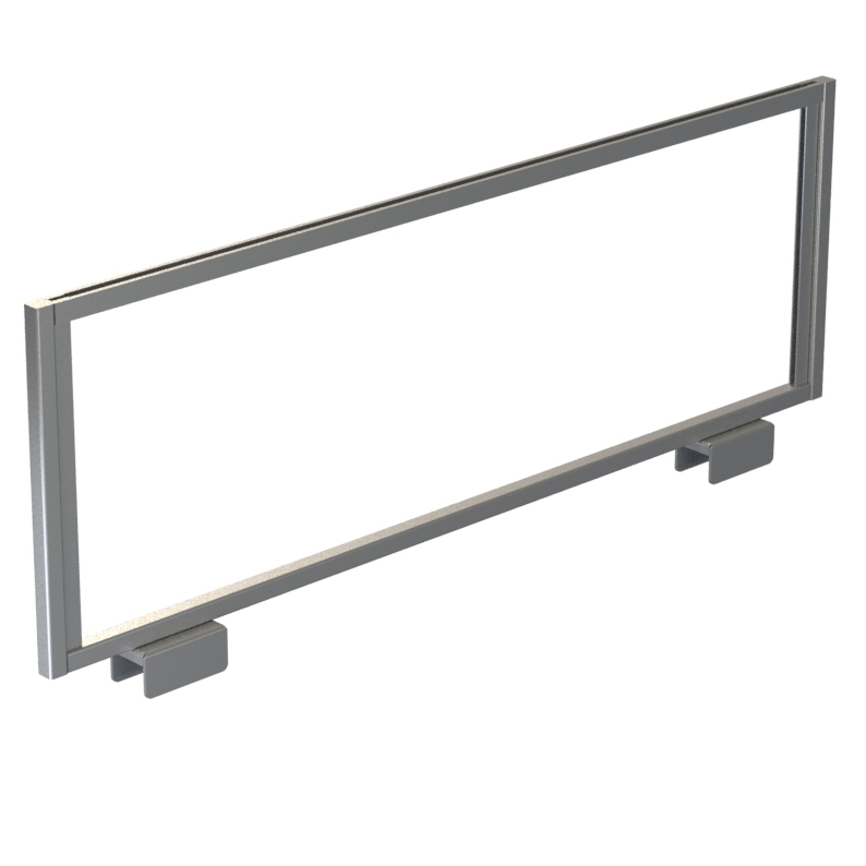 Rackform 24-inch wide magnetic sign holder frame in black – retail gondola top-mount signage frame for shelf-edge or category labeling
