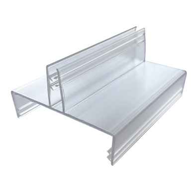 Gondola Shelving Header Topper Sign Holder With Gripper | DGS Retail