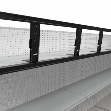 Header Sign Holder for Gondola Wall Display | Topper Signs | DGS