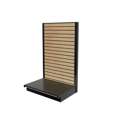 Commercial Grade Lozier Gondola Shelving Wall Display With