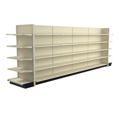 Lozier Mid-Sized 20ft Retail Shelving - 16