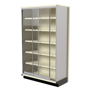 Lozier Gondola Security Case with Platinum Shelving – 48