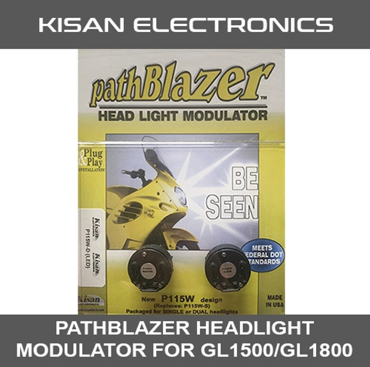 [P115W-D] KISAN PATHBLAZER HEADLIGHT MODULATOR (FOR GL1800/GL1500)