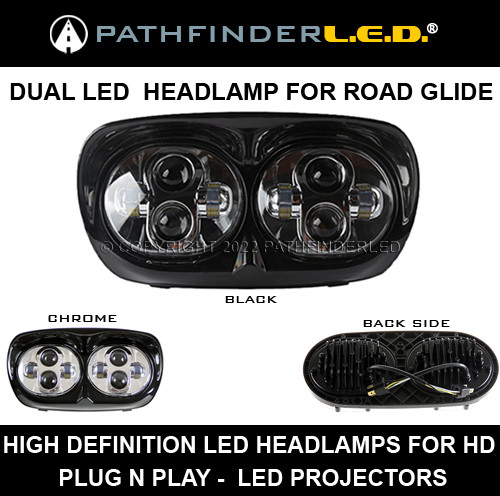 PATHFINDERLED 7INCH CLASSIC LED PROJECTOR HEADLIGHT HEADLAMP SYSTEM