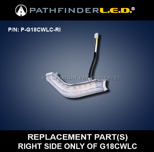 P-G18CWLC-RI [RIGHT SIDE] CHROME FINISH