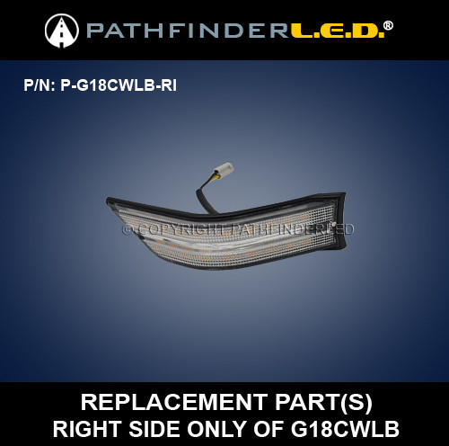 P-G18CWLB-RI [RIGHT SIDE] BLACK FINISH