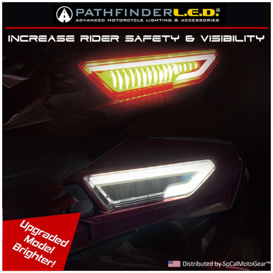 GOLD WING TOUR / NON-TOUR 2018+ LED MIRROR LIGHTS W/DRL