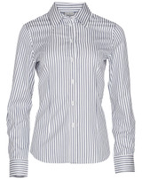 M8310L Women's Sateen Stripe L/S Shirt