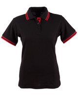 PS66 Ladies' Truedry Contrast S/S Polo