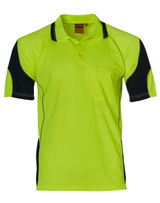 SW71 Cooldry Hi-Vis Mini Waffle Safety Polo