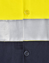 SW82 Hi-Vis Cool-Breeze Safety L/S Shirt (Generic Tape)