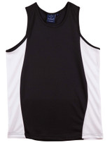 TS19 Men's cooldry contrast mesh singlet