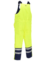 BAB6452T-Taped Hi Vis Freezer Bib & Brace Coverall