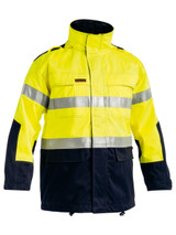 BJ8100T-Taped Two Tone Hi Vis FR Jacket