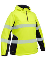 BKL6571T-Women's Flx & Move Hi Vis Taped Liquid Repellent Fleece Hoodie