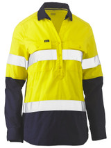BLC6064T-Womens Taped Hi Vis Stretch Closed Front Shirt