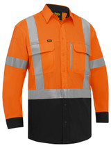 BS6176XT-X Taped Hi Vis Stretch Cotton Shirt