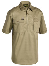 BSC1433-S/S CF Cotton Drill Shirt