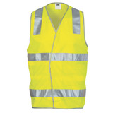 Day/Night Safety Vest with Hoop & Shoulder CSR R/Tape