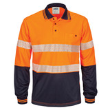 HiVis Segment Taped Micromesh Polo - Long Sleeve