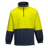 MF115 Hi-Vis Contrast 1/4 Zip Class D Polar Fleece