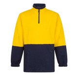 MF515 Hi-Vis Contrast 1/4 Zip Class D Brush Fleece