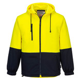 MH317 Hi-Vis Water Repellent Contrast Zipped Class D Hoodie