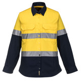 ML808 Hi-Vis Women's Lightweight Contrast Shirt L/S