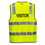 MZ106 Hi-Vis Zipped Visitor Vest
