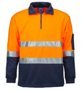 RM6012R Half Zip Fleece Pullover With 50MM Reflective Tape