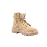 312152-Argyle-Steel Cap-Lace Up/Zip Side Boot