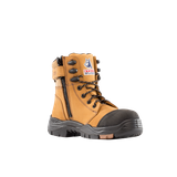 617539-Torquay-Steel/Bump Cap-Lace Up/Zip Side Boot