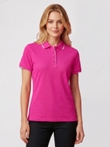 CST313LS Womens Pink S/S Polo