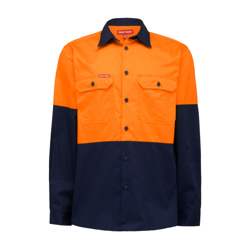 Hard Yakka Y07950 Long Sleeve Hi-Vis Shirt - Territory Uniforms