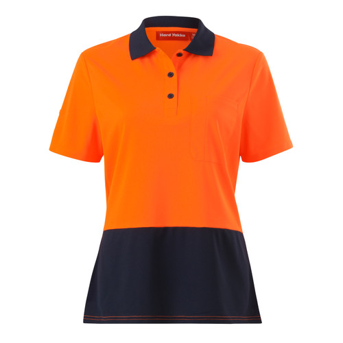 Y08601 S/S Womens Hi Vis Polo