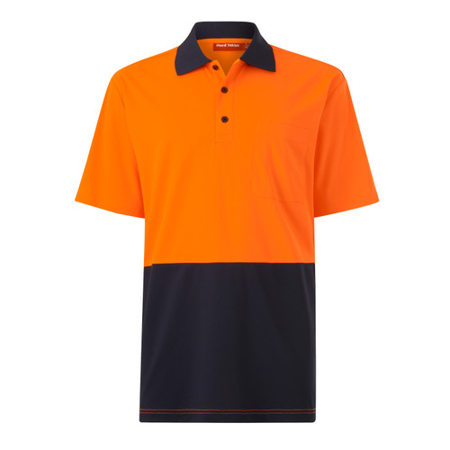 Hard Yakka Y19616 Short Sleeve Mens Hi-Vis Polo - Territory Uniforms