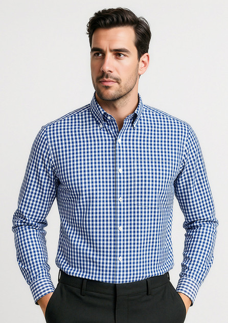 Biz Corporates 43420 Springfield - Executive Fit - Yarn Dyed Check - Territory Uniforms