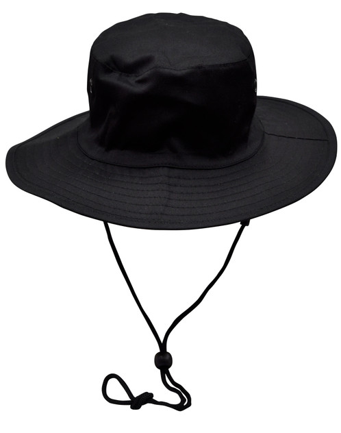 Winning Spirit H1035 Hat - Black - 55cm - Territory Uniforms
