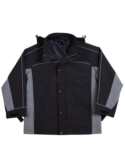 Winning Spirit JK18 3 in 1 Jacket, silver relective piping - Territory Uniforms