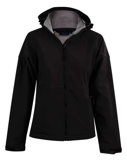 Winning Spirit JK34 Ladies' Softshell Full Zip Hoodie - Territory Uniforms